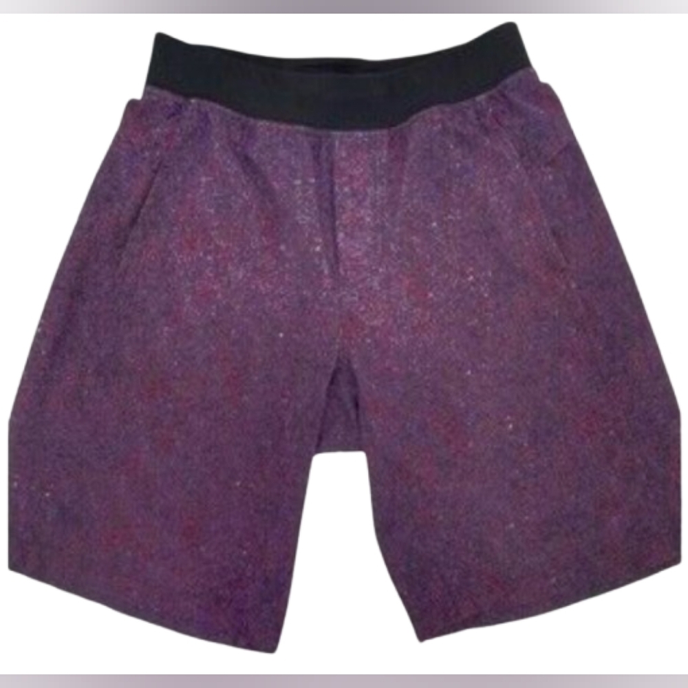 Lululemon athletica Core Shorys Men's Black Purple Athletic  Gymwear stretch